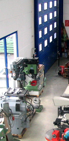 Stockroom machine tools
